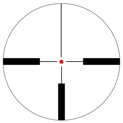 Διάμετρος αντικειμένου 24mm Red Dot Laser Scope 1-6X24 LPVO Οπτικά Σκόπια για επαγγελματίες