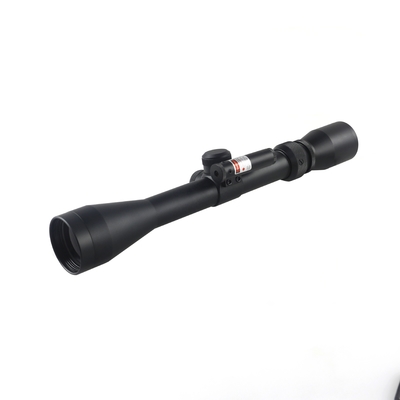 310mm μήκος οπτικό πεδίο κυνηγιού 3-9x40 με μικρό κόκκινο λέιζερ και 11mm/22mm πλάτος βάσης