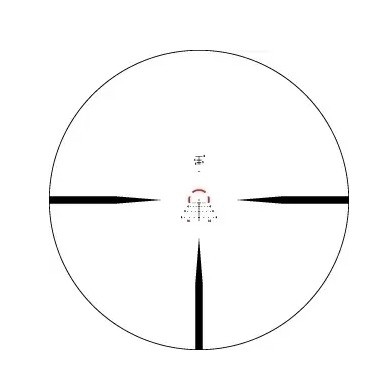 18.5oz 1-6x24 SFP Οπτική Οπτική AR-BDC3 Reticle 30 mm Tube με σταθερή ρύθμιση παράλλαξης