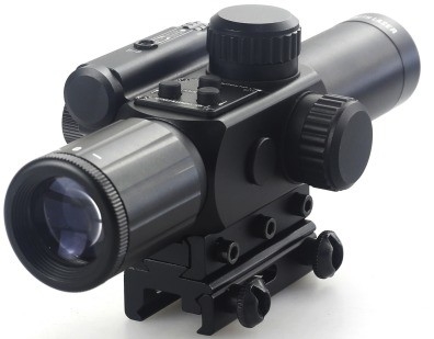 4x30 IR κυνηγητικό ευρύ πεδίο ορατότητας Οπτικό πεδίο με κόκκινο λέιζερ και ανθεκτικό στη ομίχλη