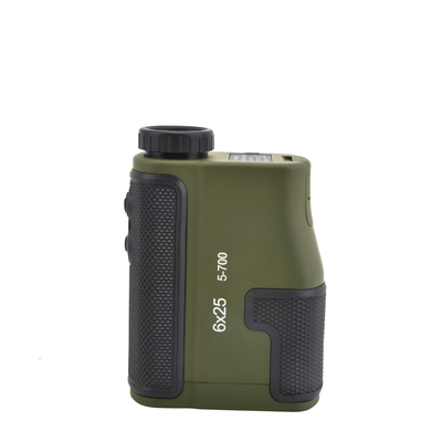 6x25 Laser Rangefinder για το κυνήγι του γκολφ ακρίβεια /-1m 5-700m απόσταση μέτρο αδιάβροχο