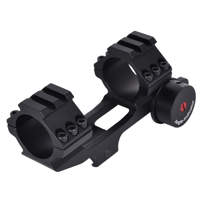 Πεδίο εφαρμογής Mount Matte Black Finish Dual Rings Δείκτης επιπέδου και γωνίας φυσαλίδας για 21mm