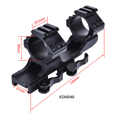 Υψόμετρος σέλας 21mm QD Mount Fits για 22mm Αλουμινίου σύνθετο γρήγορο αποσυναρμολογήσιμο Mount