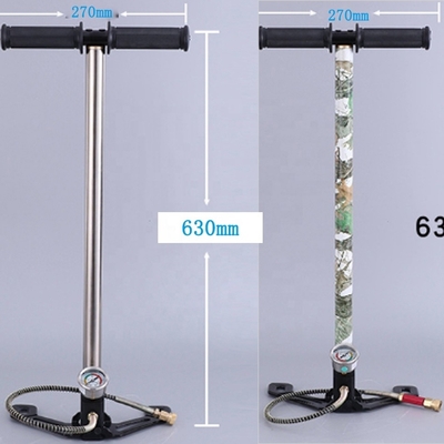 Χειροκίνητη αντλία αέρα υψηλής πίεσης 4500psi 300bar Μαύρο για καύσιμο βενζίνης