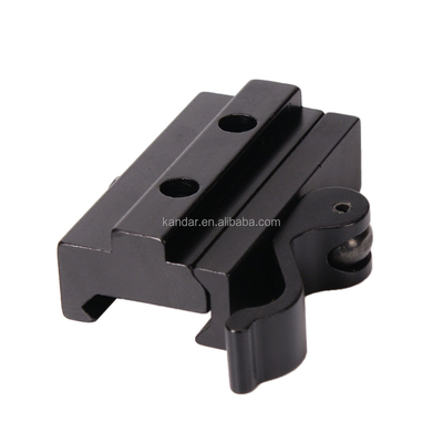Ολ-μεταλλικός προσαρμογός Riser Mount για 21mm έως 11mm Κράτησης Κρεμπής σε μαύρο κράμα αλουμινίου