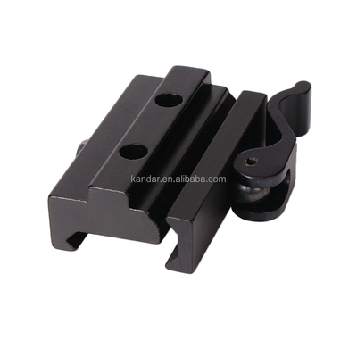 Ολ-μεταλλικός προσαρμογός Riser Mount για 21mm έως 11mm Κράτησης Κρεμπής σε μαύρο κράμα αλουμινίου