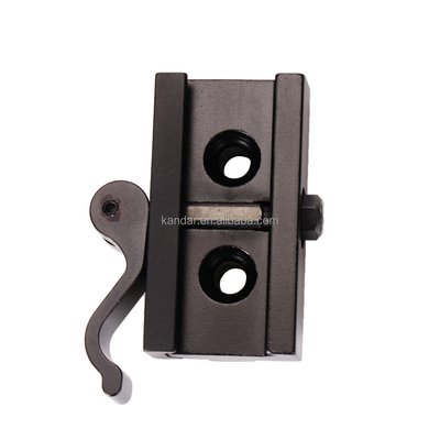 Ολ-μεταλλικός προσαρμογός Riser Mount για 21mm έως 11mm Κράτησης Κρεμπής σε μαύρο κράμα αλουμινίου