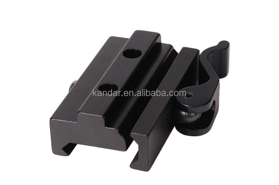 Ολ-μεταλλικός προσαρμογός Riser Mount για 21mm έως 11mm Κράτησης Κρεμπής σε μαύρο κράμα αλουμινίου