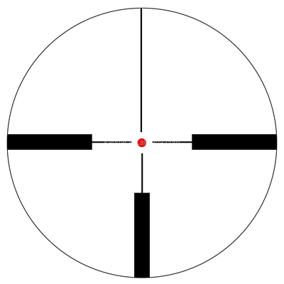3-9x50E Κυνηγική εικόνα λέιζερ Red Dot με φωτισμένη αμφιβληστροφία και τηλεσκοπική όραση