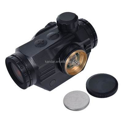 1x Mini Red Dot Sight για φωτισμό κυνηγιού 6 επίπεδα Κόκκινος τύπος κουμπιού