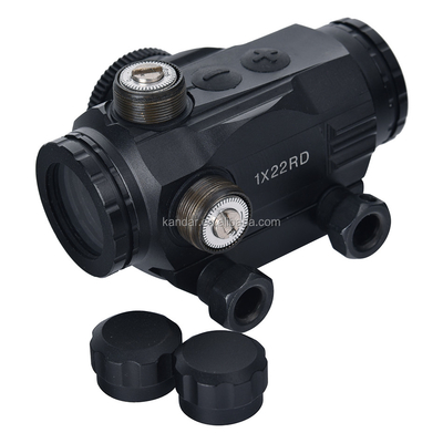 1x Mini Red Dot Sight για φωτισμό κυνηγιού 6 επίπεδα Κόκκινος τύπος κουμπιού