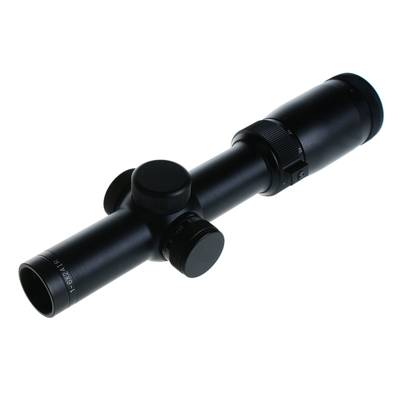 Διάμετρος αντικειμένου 24mm Red Dot Laser Scope 1-6X24 LPVO Οπτικά Σκόπια για επαγγελματίες