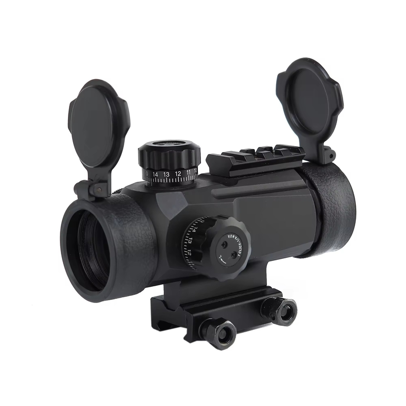 35 χιλιοστών Διάμετρος φακού 1x35 Red Dot Sight με 4 μοτίβα οπτικοακουστικών και κάλυψη Flip