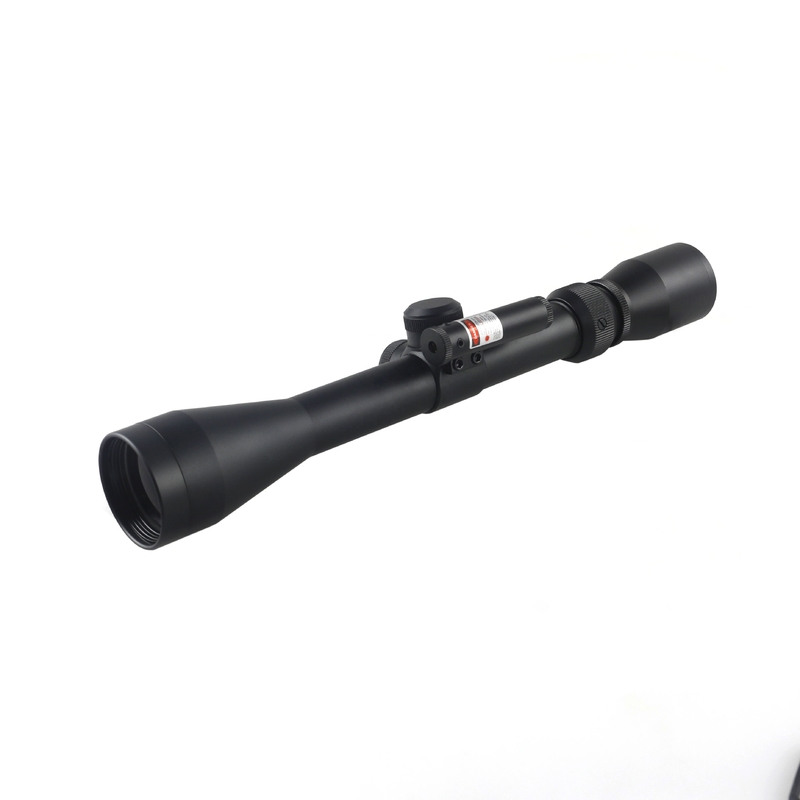 310mm μήκος οπτικό πεδίο κυνηγιού 3-9x40 με μικρό κόκκινο λέιζερ και 11mm/22mm πλάτος βάσης