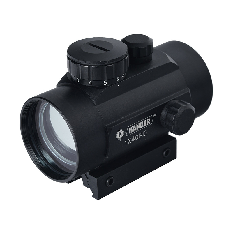 45mm διάμετρος σωλήνα 1X40 Κόκκινη κουκίδα αντανακλαστική όραση οπτική πράσινη κόκκινη κουκίδα πεδίο εφαρμογής για τακτικές