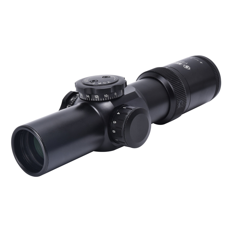 1-6X Μεγέθυνση Συμπίεση FFP 35mm Tube Oral Scope για Κυνηγική Ακριβότητα και Ακρίβεια