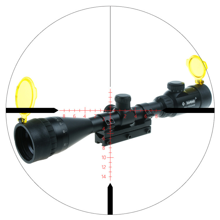 KH 4-12x42 AOE Scope με 3,5-10,5mm Exit Pupil και RGB M-Dot Illuminations Sights