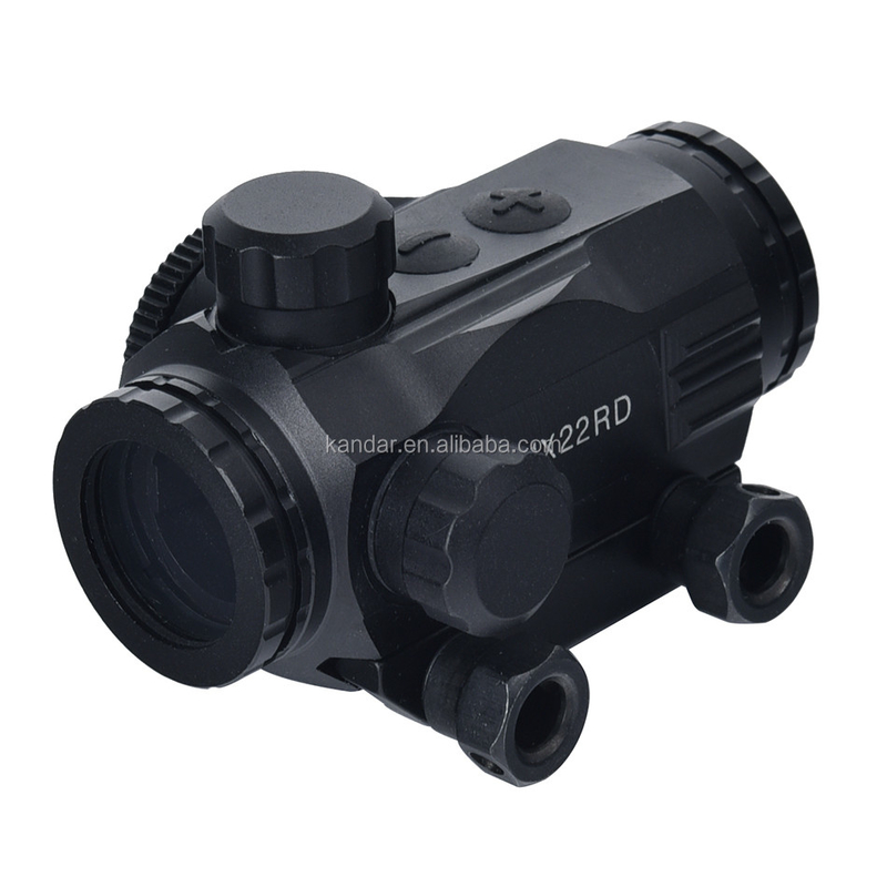 1x Mini Red Dot Sight για φωτισμό κυνηγιού 6 επίπεδα Κόκκινος τύπος κουμπιού