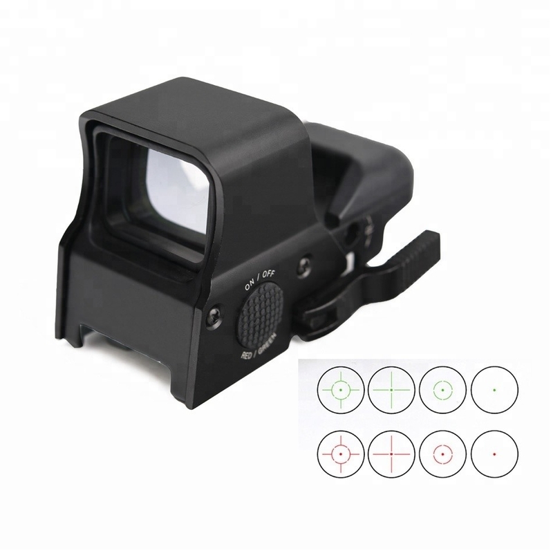 Εύκολη τοποθέτηση 63mm x 53mm Ρεφλέξ 4 Reticle Red Dot Vision για κυνήγι